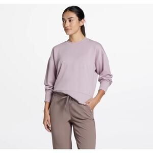 NWT Alpine Design Crewneck Sweatshirt Regular Fit Muted Violet Comfort Cozy Soft